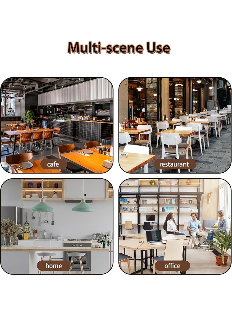 السيميا 100 ورقة فلتر قهوة V60، فلترة دقيقة، مناسبة للقهوة المقطرة اليدوية وماكينة القهوة بالتنقيط، مع علبة تغليف بغطاء قابل للفتح - Image 5